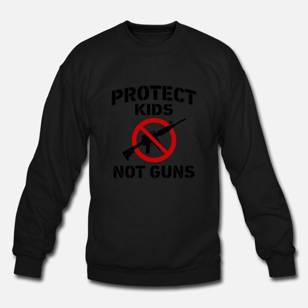 

protect kids not guns designers graphic t shirt funky black casual tracksuit hoodie sweatshirt
