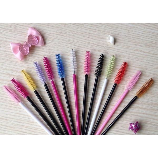 

100pcs make-up brushes synthetic fiber disposable mascara brushes mascara applicators mascara brushes make- jllysa