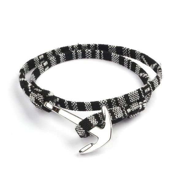 

eif dock new pirate style stainless steel colourful anchor bracelet for men leather bracelet jewelry bangles drop qylmfn
