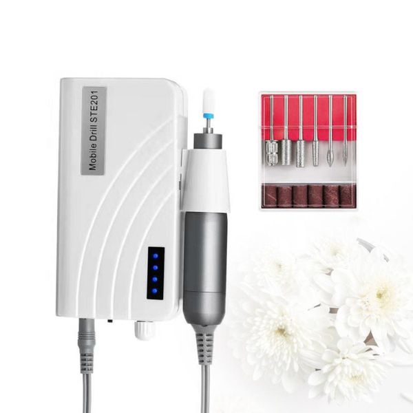 

1pc portable rechargeable nail polishing machine remove nail and remove dead skin polishing electric sander for art salon w