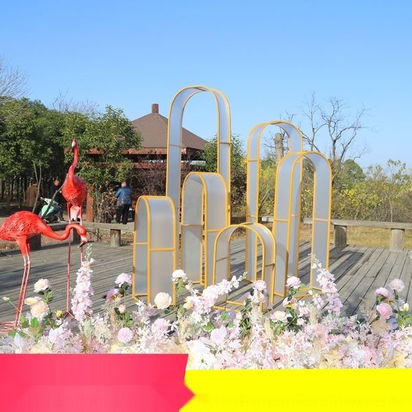 

ex02j new iron screen background wedding road guide arches stars and propslight board props arch decorative film sunshine board all props st
