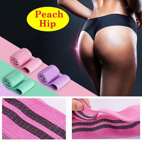 

resistance bands hip trainer yoga stretch band fitness cotton wide booty exerciser leg loop circle squats anti slip rolling home