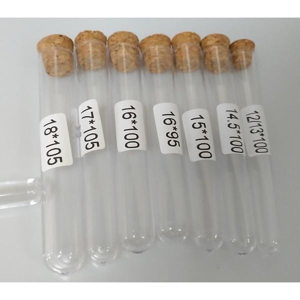 

plastic test tube with cork ser 4-inch 15x100mm 11ml clear ,food grade cork approved , pack 100 , all size availab sqcxiz bdenet