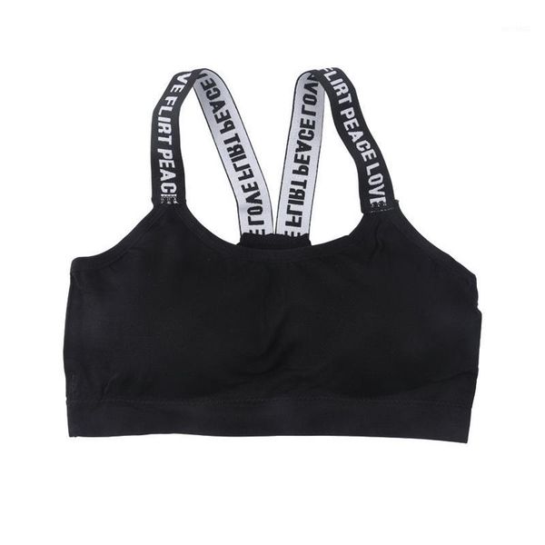 

gym clothing women underwear yoga bra sport  cotton sports thin wrap chest breathable for female1, White;black