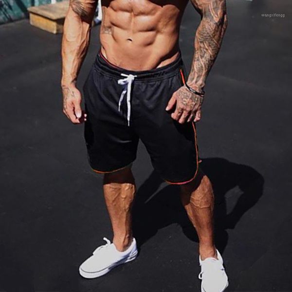 

men's mesh cargo shorts summer fashion fitness beach men gym short pants streetwear loose quick dry bodybuilding shorts1, White;black