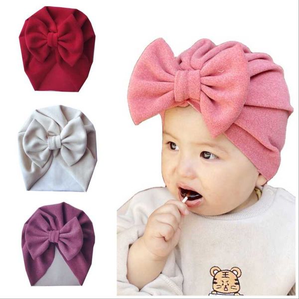 

beanies baby hat born infant cap beanie bow knot pography props turban