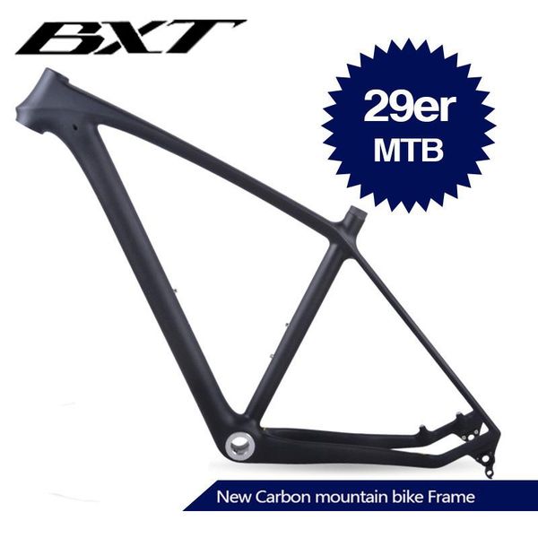 

2020 bxt бренд t800 carbon mtb рама 29er карбональный велосипед кадр 29 карбон горной велосипедной рамы 142 * 12 или 135 * 9 мм bbyisl