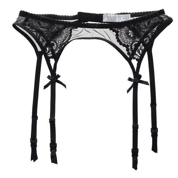 

women lace garter temptation ultra-thin female silk stockings suspender belt wedding garters belts black white red