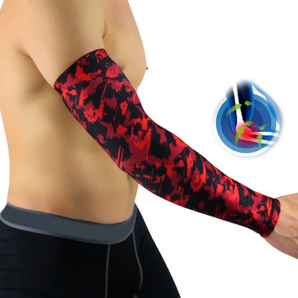 

elbow & knee pads cycling arm warmers running armwarmers cover riding safety sleeves camping bicycle armsleeves sportswear, Black;gray