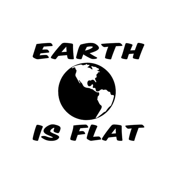 

12.1cm*10.6cm personality black silver vinyl earth is flat car sticker decal accessories c15-3245