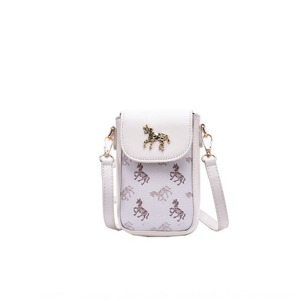 

мини-хан вентилятор плечо мобильного ph мешок небольшого мешок телефон осень 2020 лошадка напечатанного бумажник одно плечо небольшой мешок