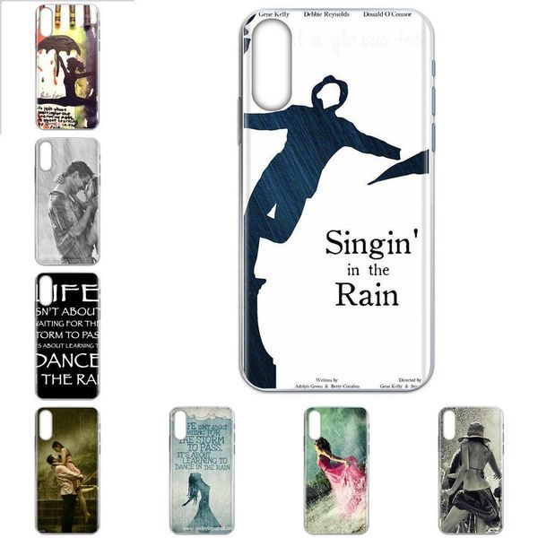 

for huawei p7 p8 p9 p10 p20 p30 lite mini plus pro y9 prime p smart z 2019 tpu cell phone life quote dance in the rain