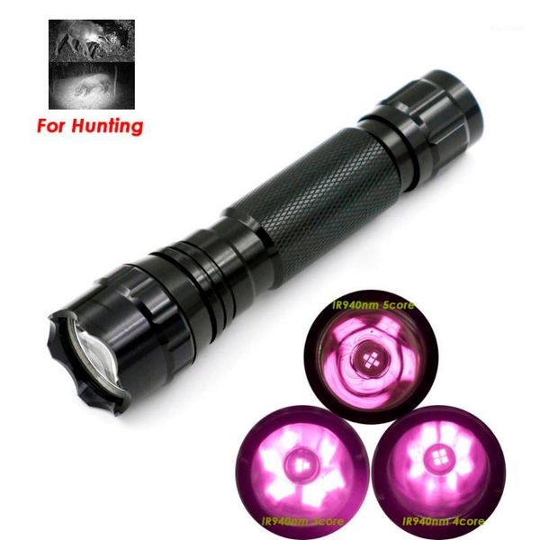 

flashlights torches wf-501b ir 940nm infrared ray led torch ir940nm 3core/4core/5core night vision for hunting1