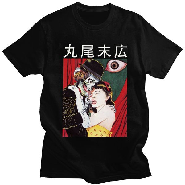 

suehiro maruo pre shrunk harajuku short sleeves house of horror eye licking comics ga vampire tee sport hooded sweatshirt hoodie men t shirt