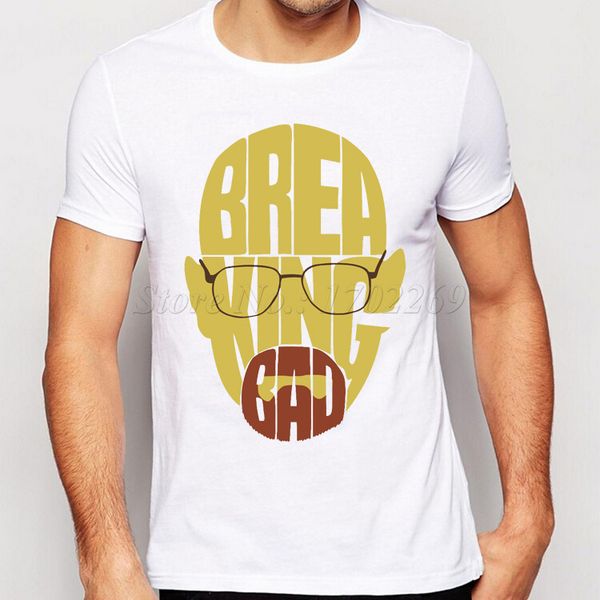 

мода breaking bad logo тенниски гейзенберга hombre рубашка уолт белый топы с коротким рукавом повседневная tee рубашки спорта с капюшоном ho