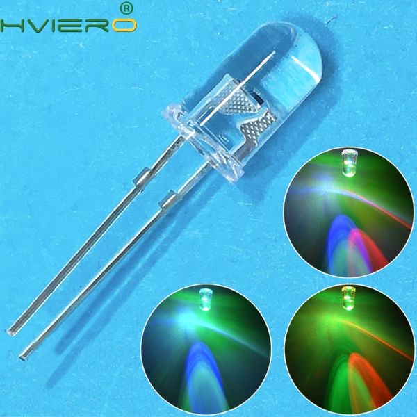 

100x мин f5 5мм round slow rgb fast rgb вспышки диод led радуга многоцветный красный зеленый синий светодиодах кпт bbyxxk hotstore2010
