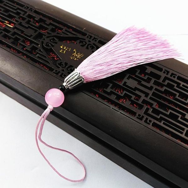 

5pcs colorful polyester silver hat tassel pendant diy bracelet earrings jewelry fringe trim home curtain decor crafts tassels h qylhly