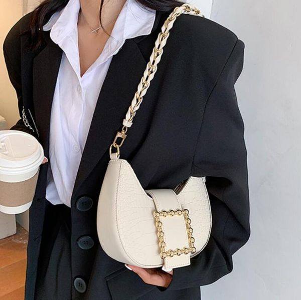 

lily queen weave shoulder bag for women 2020 new designer leather handbag crocodile pattern crossbody messenger bag