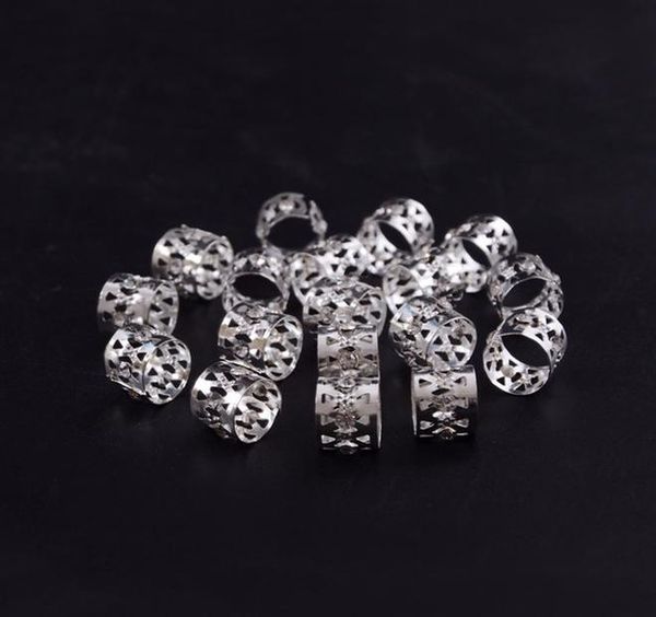 

rhinestone adjustable jewelry cuffs tool links dread braids clip 8x9mm hair dreadlock heart 50pcs shape extension beads braid hair sqcru, Black