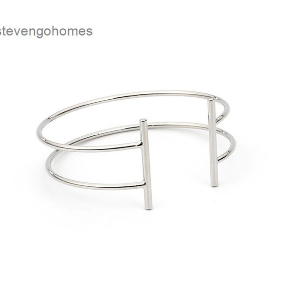 

popular opening adjustable accessories natural simple geometric personality bracelet, Silver