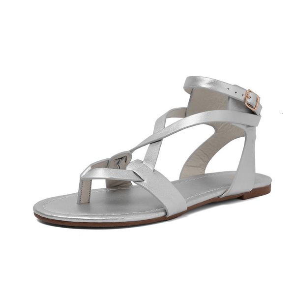 

2021 new big size 43 solid colours sandals women shoes 772o, Black