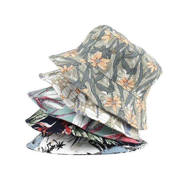 

flb] summer foldable leaves bucket hat women outdoor cotton fishing hunting cap men basin chapeau sun prevent hats f365 wmtnju xhlove, Black;white