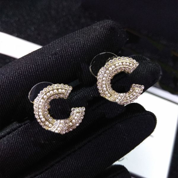 

классическая жемчужина с бриллиантовыми серьгами мода серьги для женщины высокое качество s925 серебряные серьги серьги ювелирные изделия, Silver