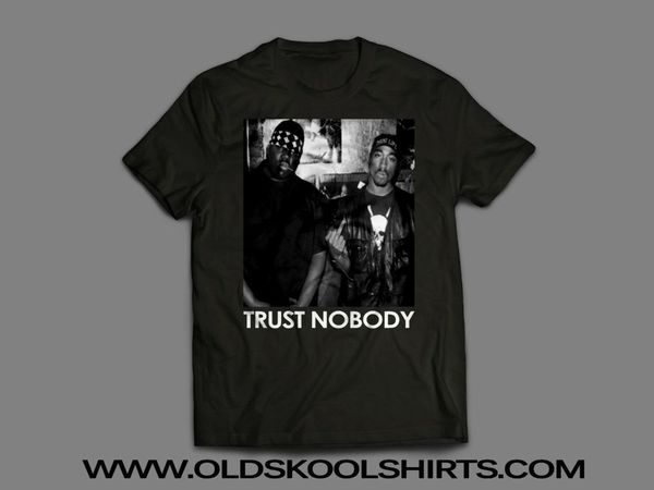 

tupac & biggie trust nobody t shirt custom new short sleeve fashion men tees movie t shirt sport hooded sweatshirt hoodie