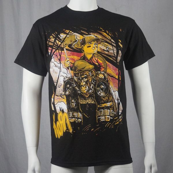 

authentic korn rilla logo black 3xl new streetwear funny print hip mans tees plus size sport hooded sweatshirt hoodie t shirt