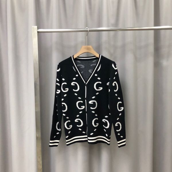 

new aop jacquard letter knitted sweater in autumn winter 2020 custom jacquard knitting machine enlarged detail crew neck cotton 299