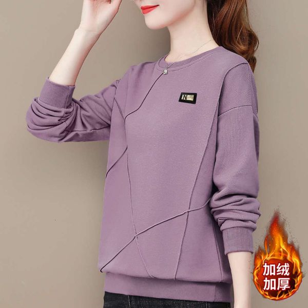 

women's 2020 cashmere winter thickened sweater new round neck foreign style spring and loose korean autumn coat, Black