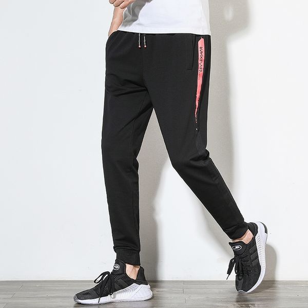 

sweatpants 2021 new men's elastic training pants of cotton men/polyester to choose from pnak, Black