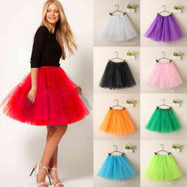 

women vintage tulle skirt short tutu mini skirts fancy ballet dancewear party costume ball gown mini skirt summer, Black