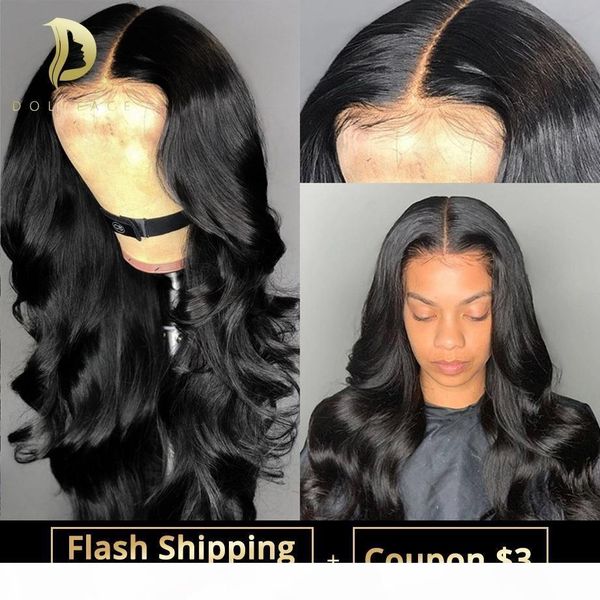

360 lace frontal human hair wig body wave brazilian short long full wavy lace front wigs for black women 30 inch loose wave wig, Black;brown