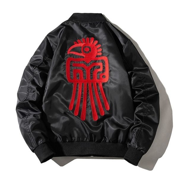 

2021 new fashioned baseball jacket of male-fashion bird calls for eo12, Black;brown