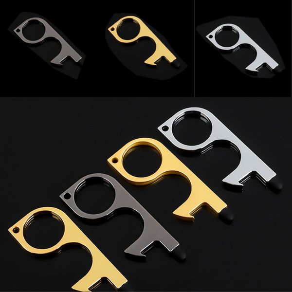 

portable epidemic zero contact helper elevator door opener stick metal tools no touch keep safe keychain 161 g2