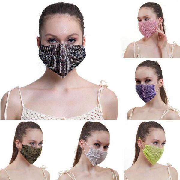 

lady masks design net fishing dust-poof diamond lsk966 maskl women cover visor mouth sun mask masks individuality fashion l design face auro