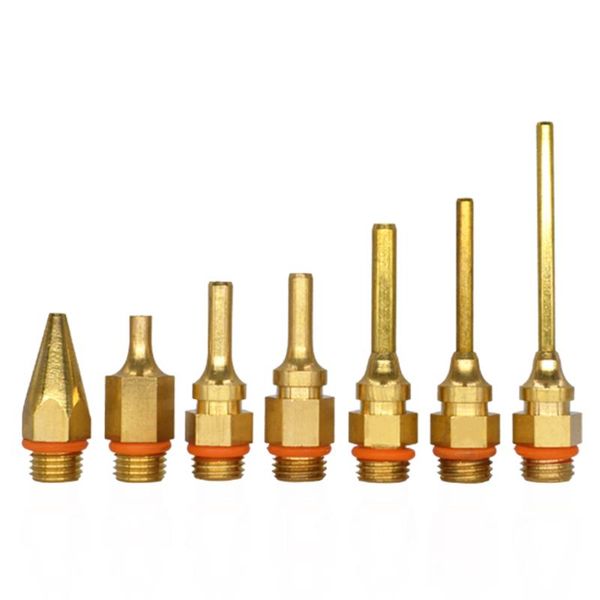 

copper nozzles melt glue gun accessories diameter 1.0 2.0 3.0mm leakproof fast heat conduction