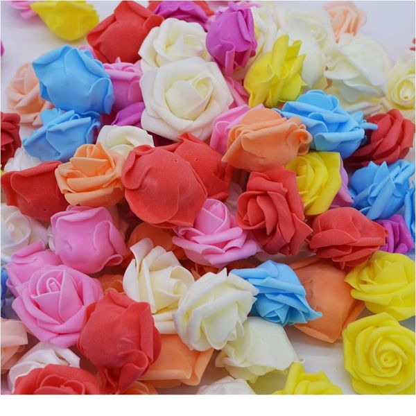 

4cm 20pcs artificial flowers wedding decoration pe foam rose flower head diy scrapbooking fake flowers bouquet ho jllsuq
