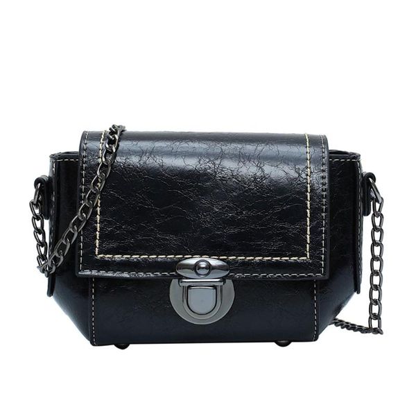 

luxury a women bag small bags for women 2020 fashion black chain buckle lady's shoulder bag vintage messenger women's bags bolsa
