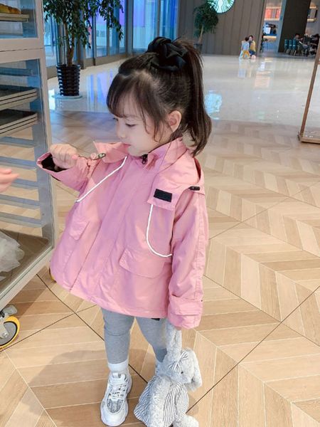 

coat fce hoodie with thickened girls' polar, Black