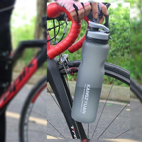 

2020 1000ml tritan portable bicycle kettle summer outdoor bike riding sports drink water bottle hiking cup mtb downhill moutain1