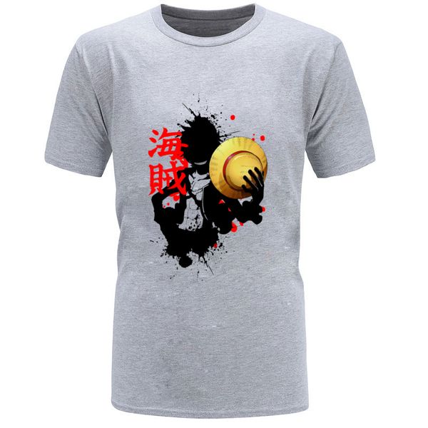 

one piece luffy pirate kanji classic harajuku camiseta japanese anime feature tshirt s camisas sport hooded sweatshirt hoodie men t shirt