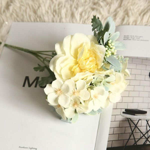 

rose artificial flowers scrapbooking for wedding room decoration bouquet fleur artificielle mariage1