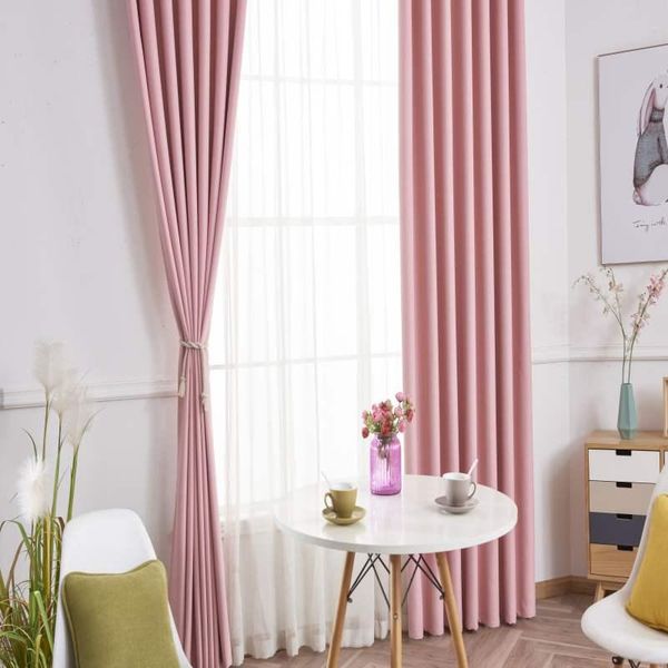 

curtain & drapes high precision black silk shading environmental protection finished project