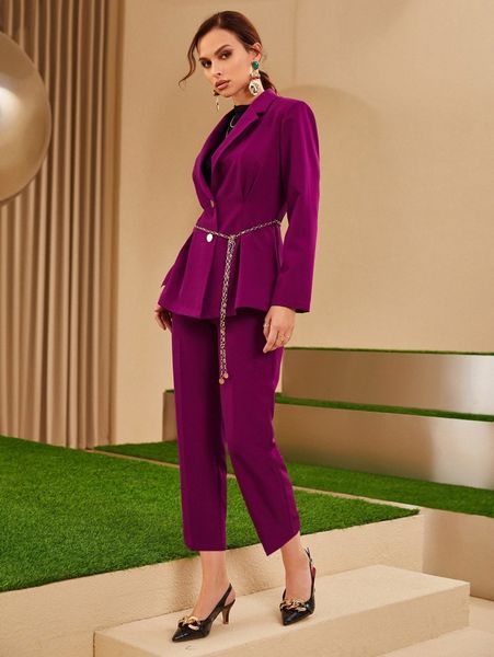 

button front solid blazer g7zn#, White;black