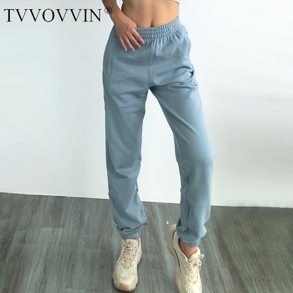 

tvvovvin 2020 new zipper pocket high waist loose pants straight leg-binding sweatpants women's casual lantern pants trousers xq1, Black;white