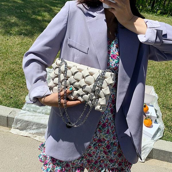 

cross body luxury handbags brand design women crossbody bags lady weave texture shoulder bag large capacity chain messenger totes purse