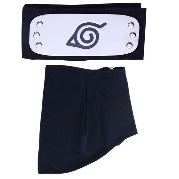 

cosplay naruto hatake veil mask kakashi ninja props konoha village headband