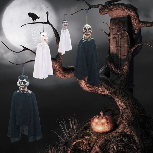 

bmzc6 halloween decorative zombie pendant prop hanging and supplies black and ghost props white vinyl vampire props ghost festival propspend